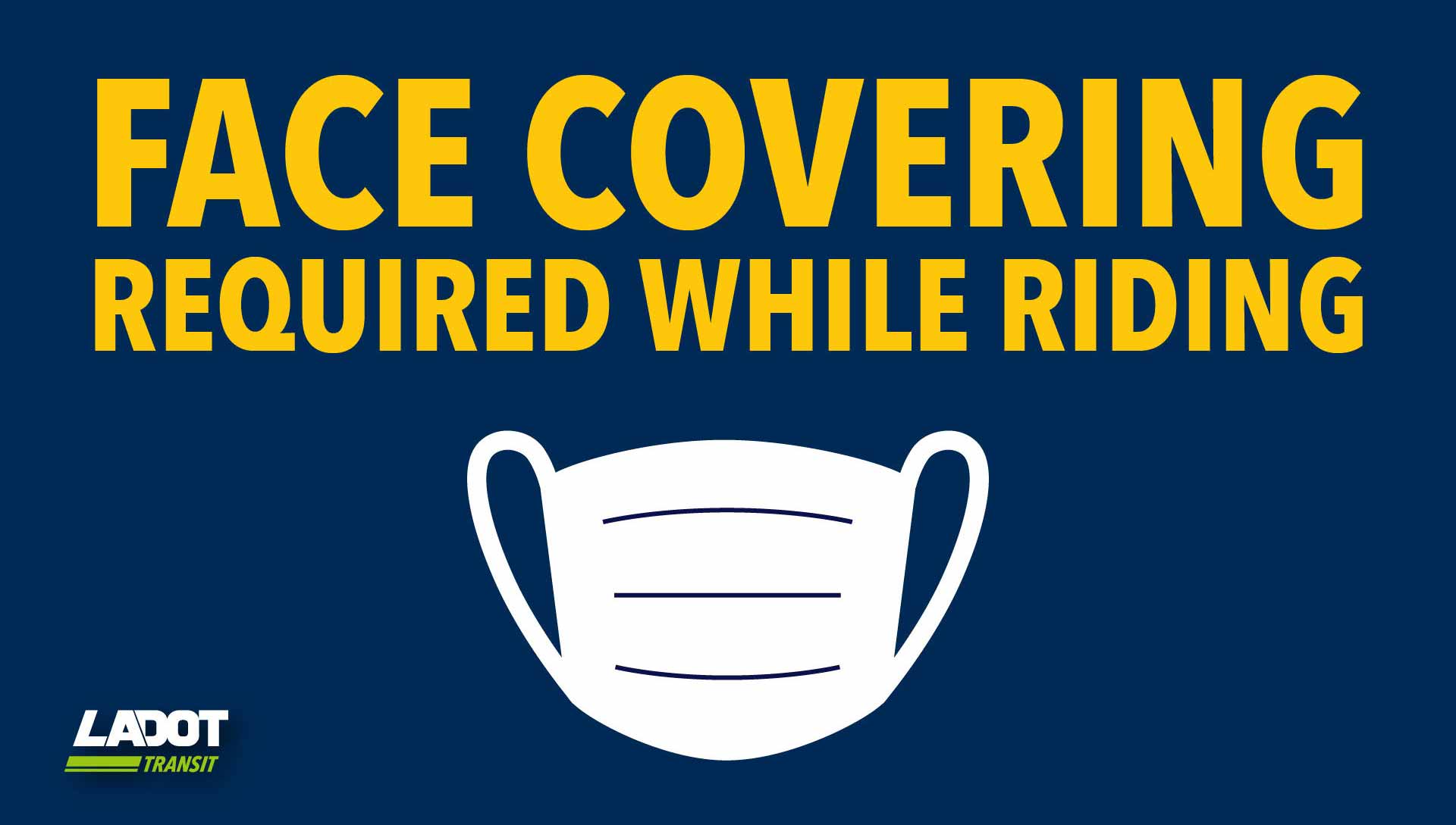 Faace coverings are recommended to ride.