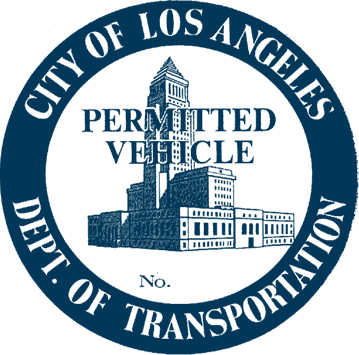 City of LA Permitted Taxicab Seal Image of City of LA Permitted Taxicab Seal